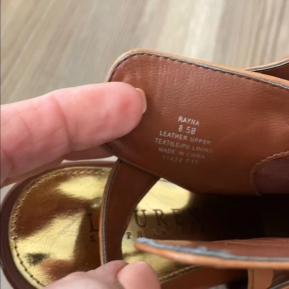 Lauren Ralph Lauren Tan Rayna Heeled Mule Ankle Boot 8.5 - Picture 6 of 8